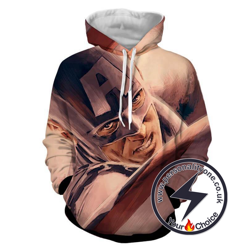 CAPTAIN AMERICA IN SKY 3D Hoodies - CAPTAIN AMERICA 3D